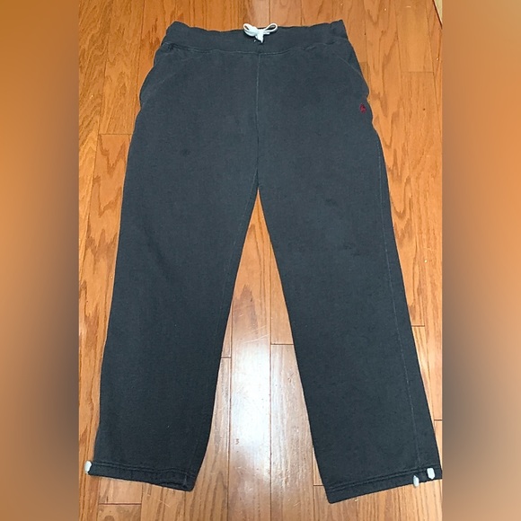 Men’s Medium Polo Ralph Lauren Dark Heather Grey Cotton Drawstring Sweatpants - Picture 1 of 16